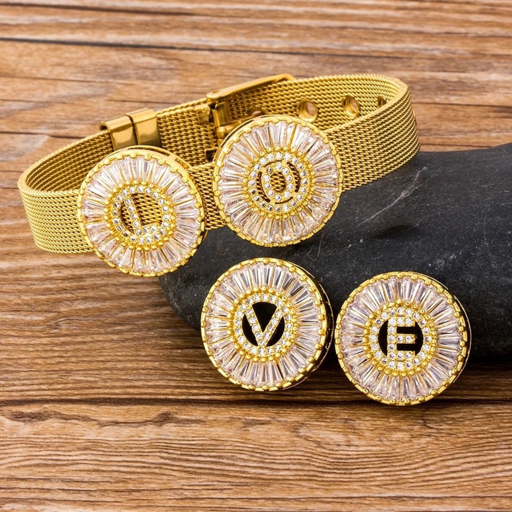 initial letter bracelet